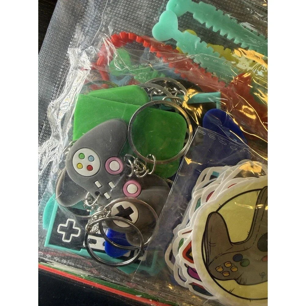110PCS Video Game Party Favors Gamer Birthday Goodie Bags Stickers Set